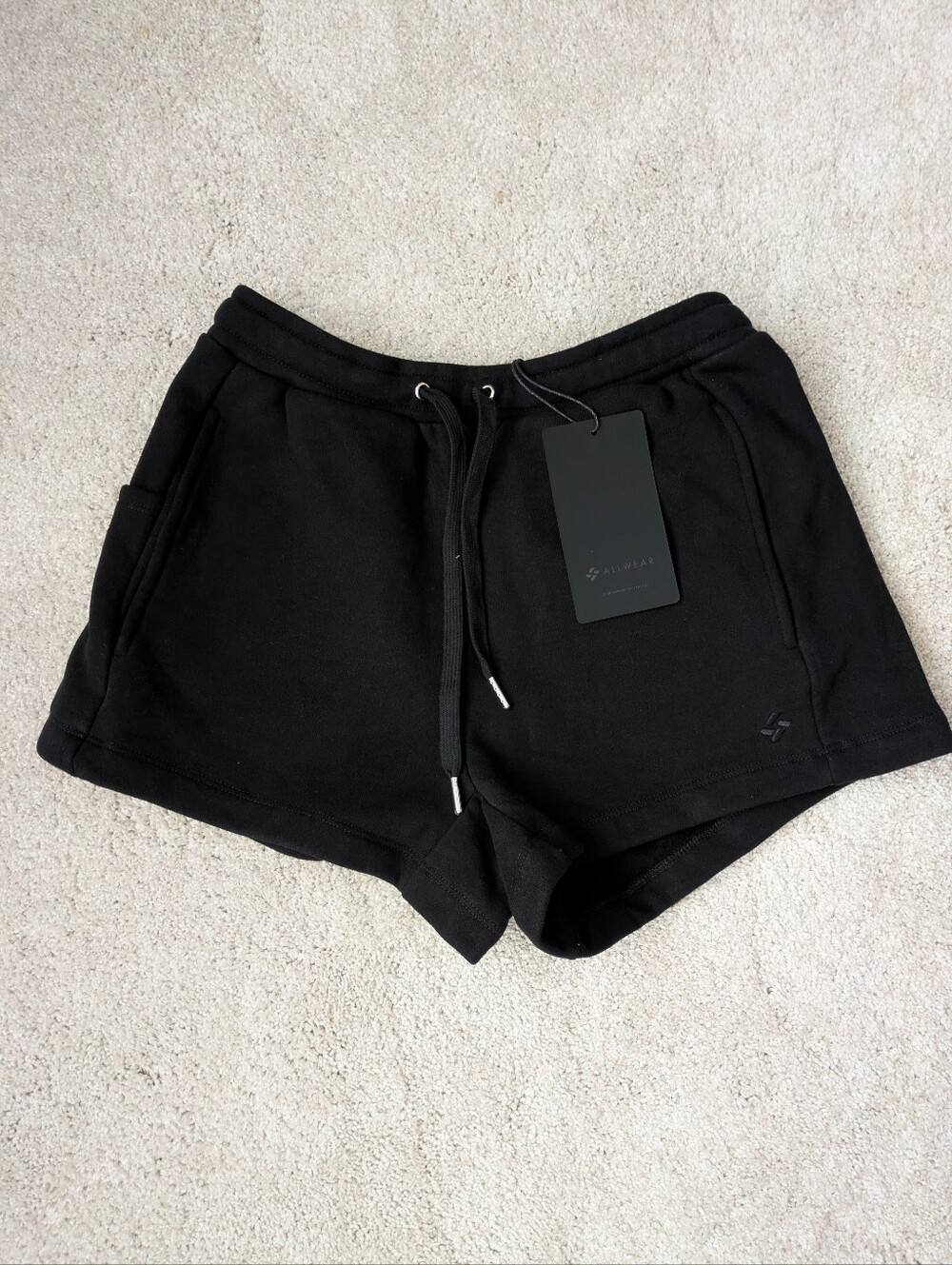 NWT Allwear 2.0 Black Sweat Shorts